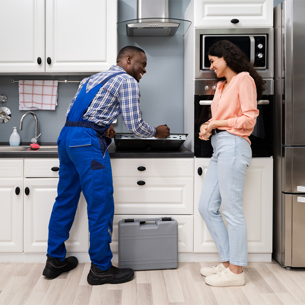 can you provide an estimate for cooktop repair before beginning any work in West End